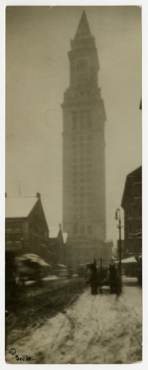 Custom House, Boston, ABD, c.1902-10 (jelatin gümüşü fotoğraf) by Jessie Tarbox Beals