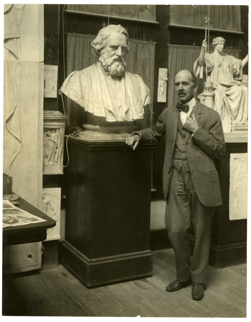 Daniel Chester Fransız, 1905 by Jessie Tarbox Beals
