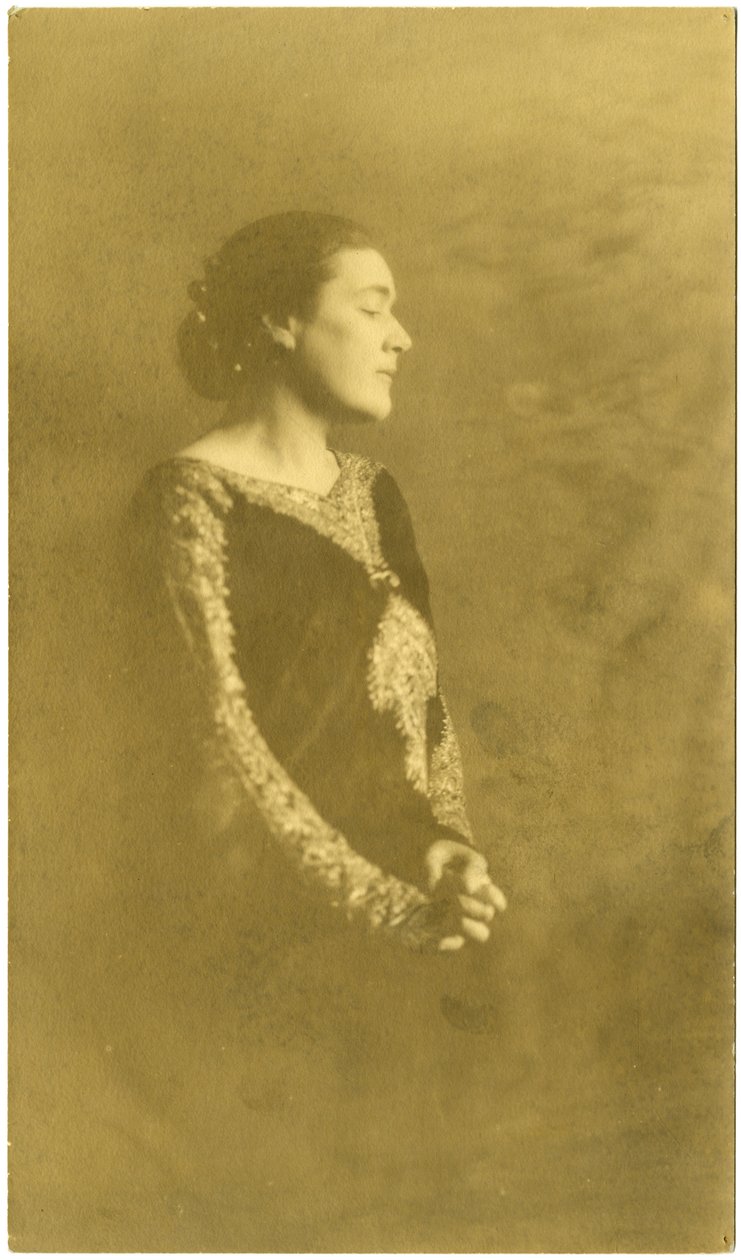 Fanny Hurst, c.1909-20 (jelatin gümüşü fotoğraf) by Jessie Tarbox Beals