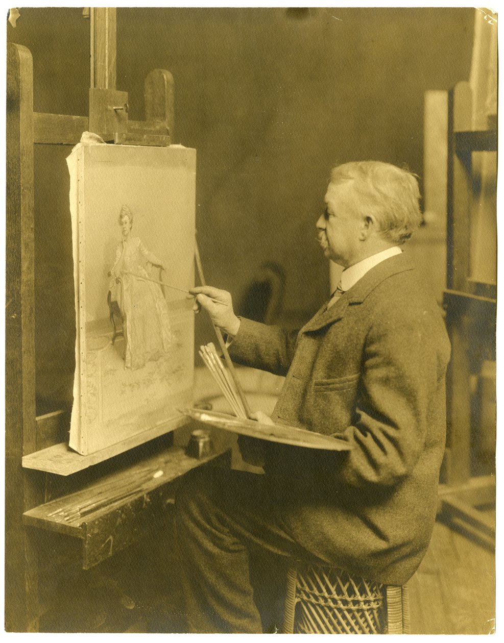 Frank Willett, c.1905-40 (jelatin gümüşü fotoğraf) by Jessie Tarbox Beals