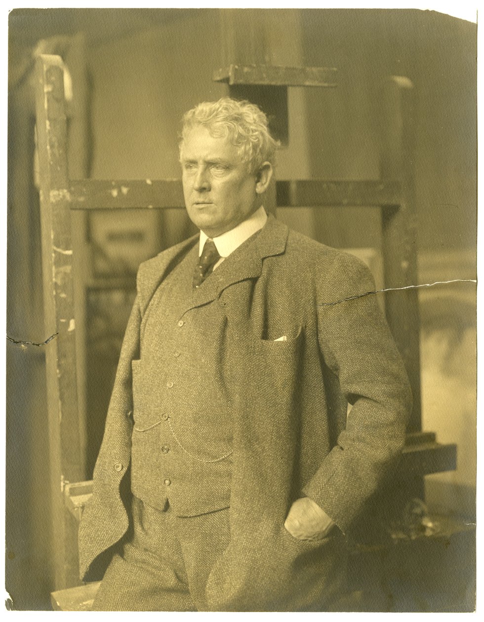 J Alden Weir, c.1905-19 (jelatin gümüşü fotoğraf) by Jessie Tarbox Beals