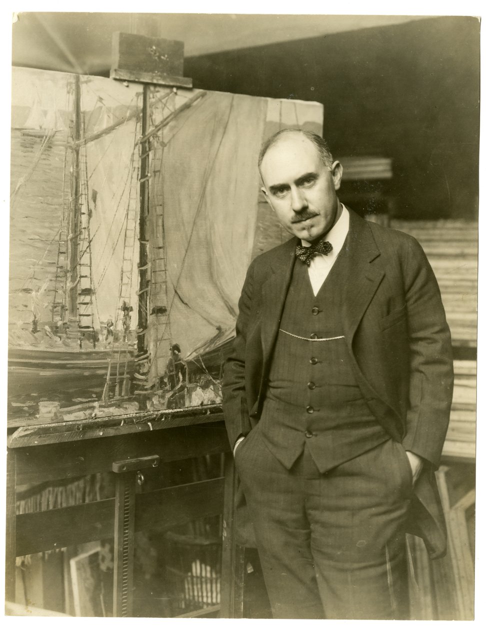 Jonas Lie, sanatçı, 1905 by Jessie Tarbox Beals