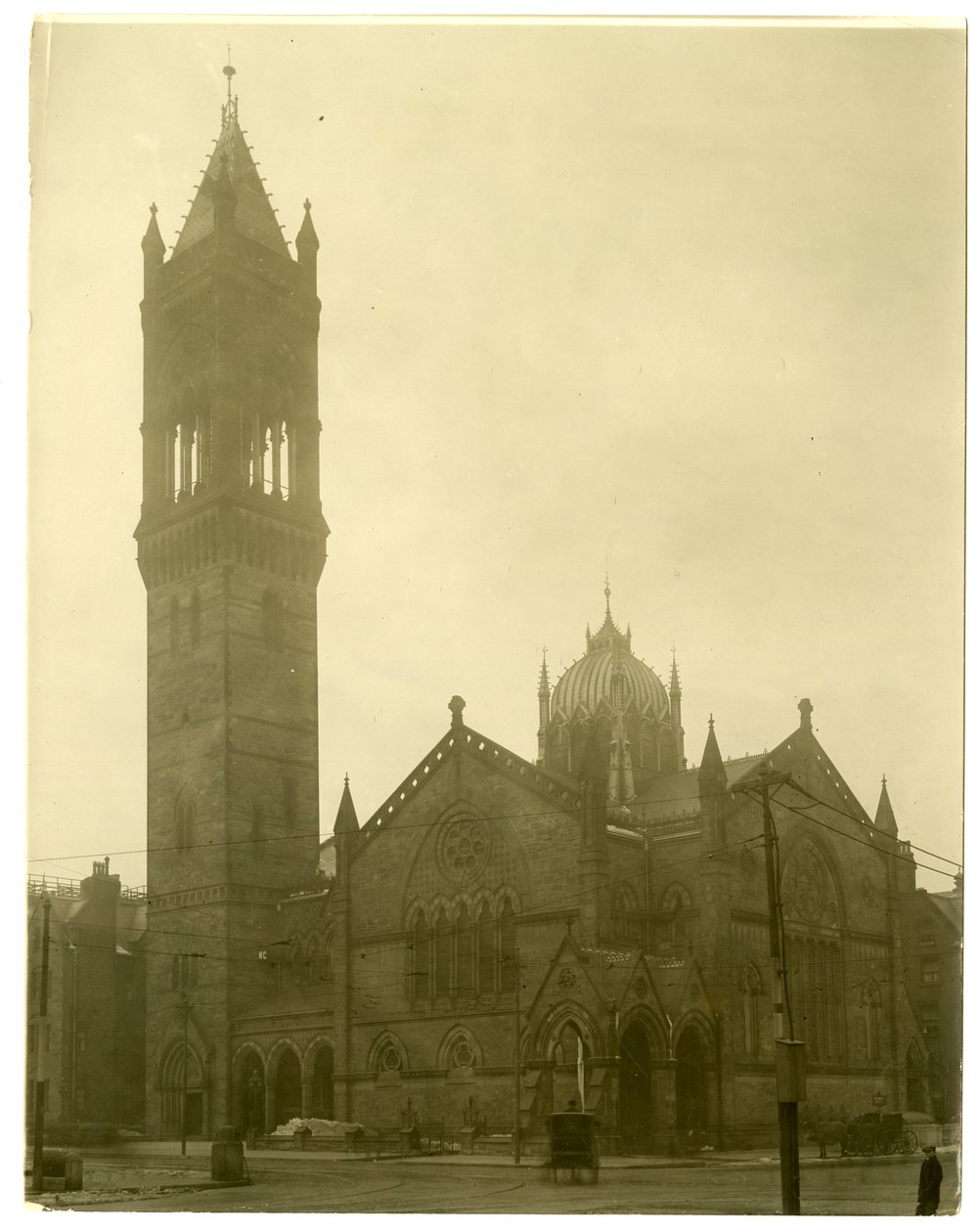 Eski Güney Kilisesi, Boston, ABD, c.1902-10 (jelatin gümüşü fotoğraf) by Jessie Tarbox Beals