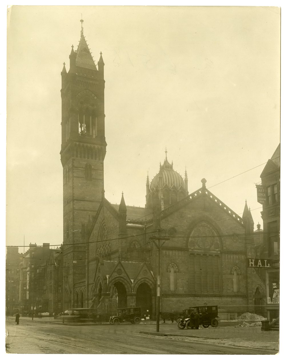 Eski Güney Kilisesi, Boston, ABD, c.1902-10 (jelatin gümüşü fotoğraf) by Jessie Tarbox Beals