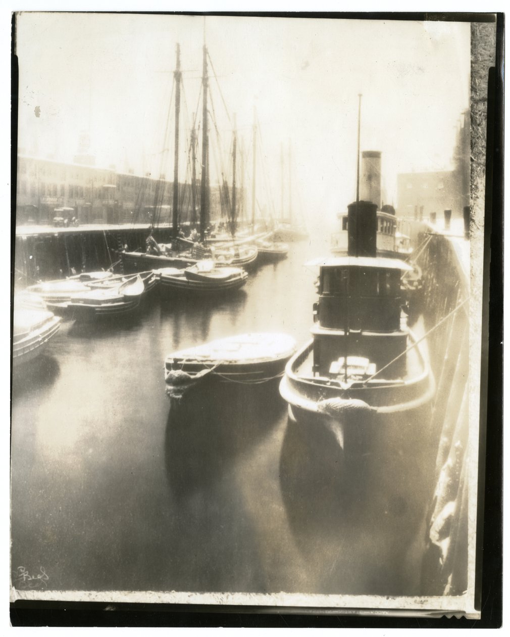 Old T Wharf, Boston, c.1902-10 (jelatin gümüşü fotoğraf) by Jessie Tarbox Beals