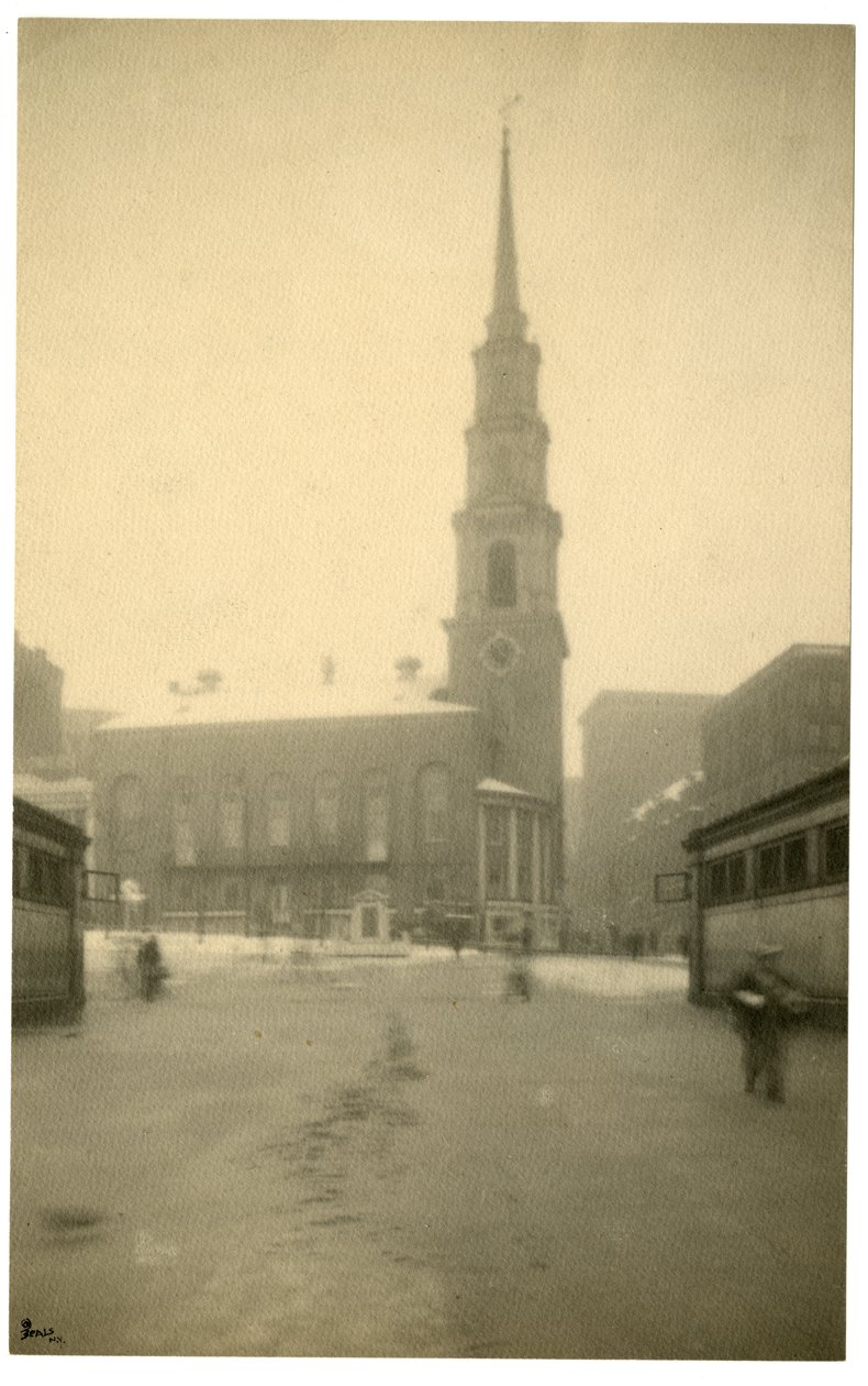 Park St Ch, Boston, ABD, c.1902-10 (jelatin gümüşü fotoğraf) by Jessie Tarbox Beals