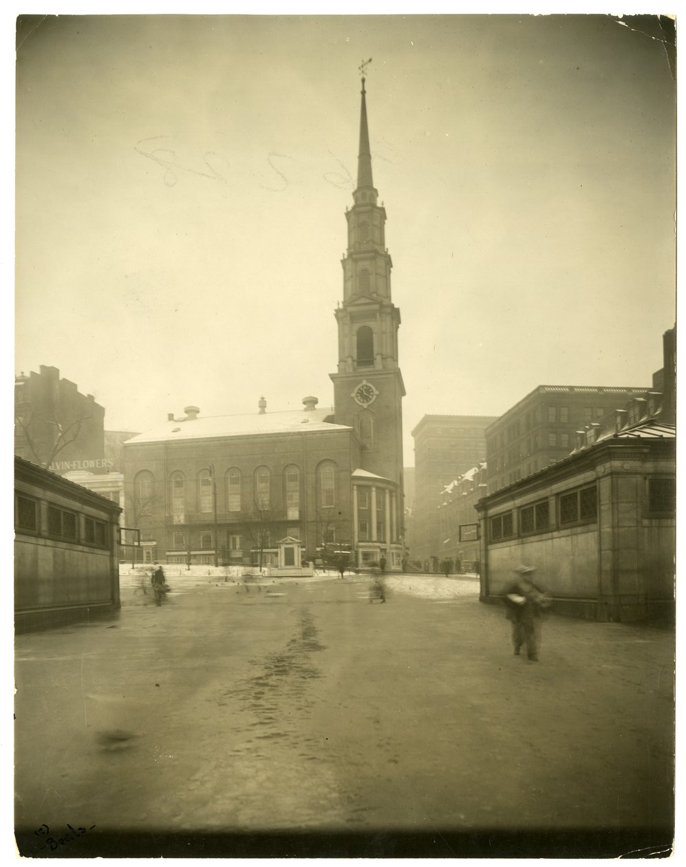 Park Street Kilisesi, ABD, c.1902-10 (jelatin gümüşü fotoğraf) by Jessie Tarbox Beals