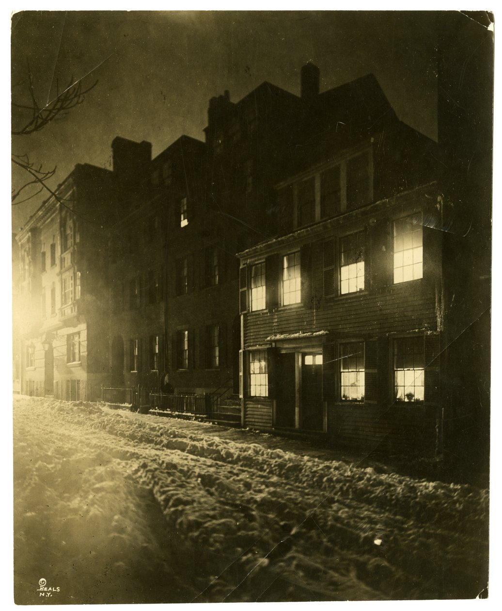 Pinckney Street, Boston, Mass, ABD, c.1902-10 (jelatin gümüşü fotoğraf) by Jessie Tarbox Beals