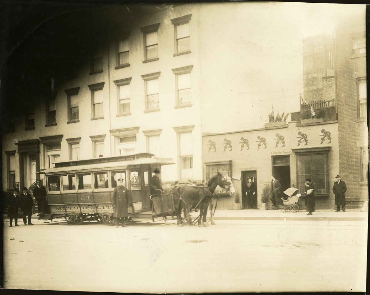 Sheridan Square, New York, ABD, c.1905-40 (jelatin gümüşü fotoğraf) by Jessie Tarbox Beals
