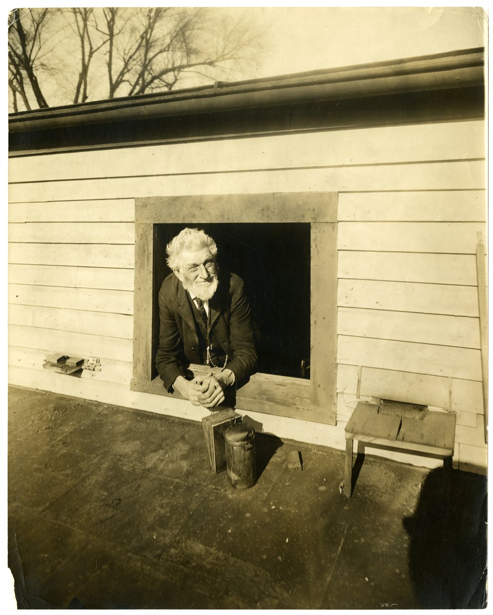 Chauncey Messenger Amca, c.1905-09 (jelatin gümüşü fotoğraf) by Jessie Tarbox Beals