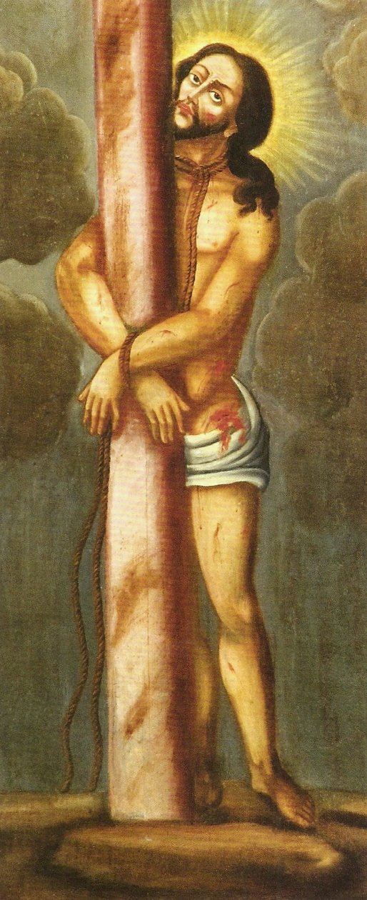 İsa sütuna bağlı by Jesuino do Monte Carmelo