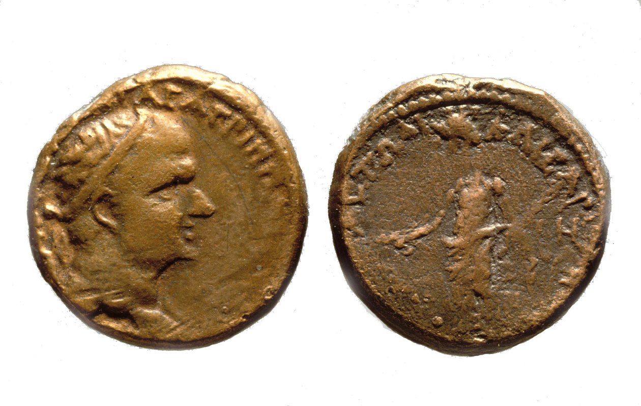 Herod Agrippa I Sikkeleri, MS 37-44 dolayları (metal) by Jewish School