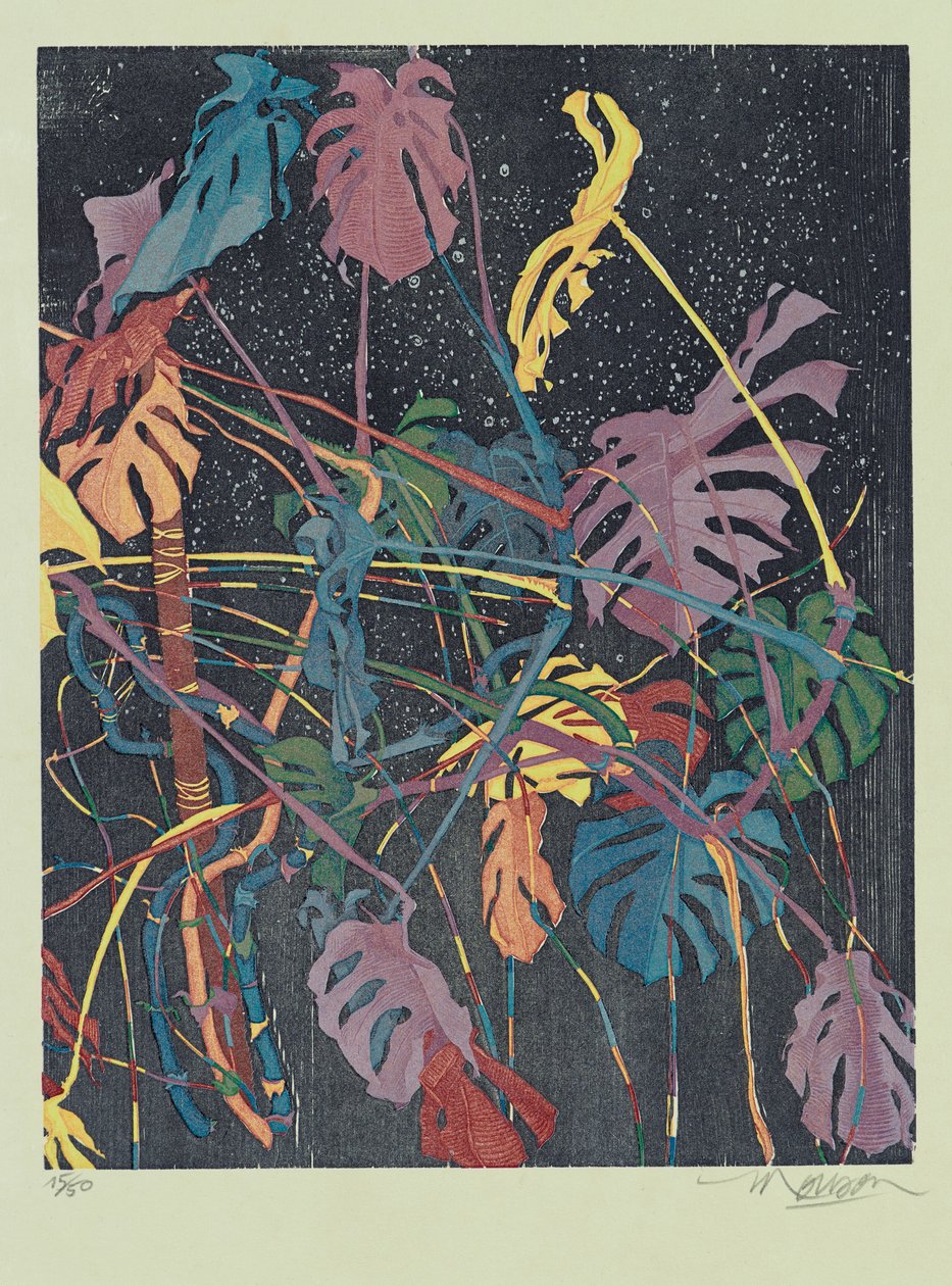 Diptych B, 2011 (gravür) by Jim Monson