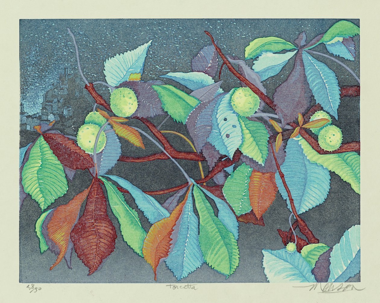 Torcetta, 2011 (gravür) by Jim Monson