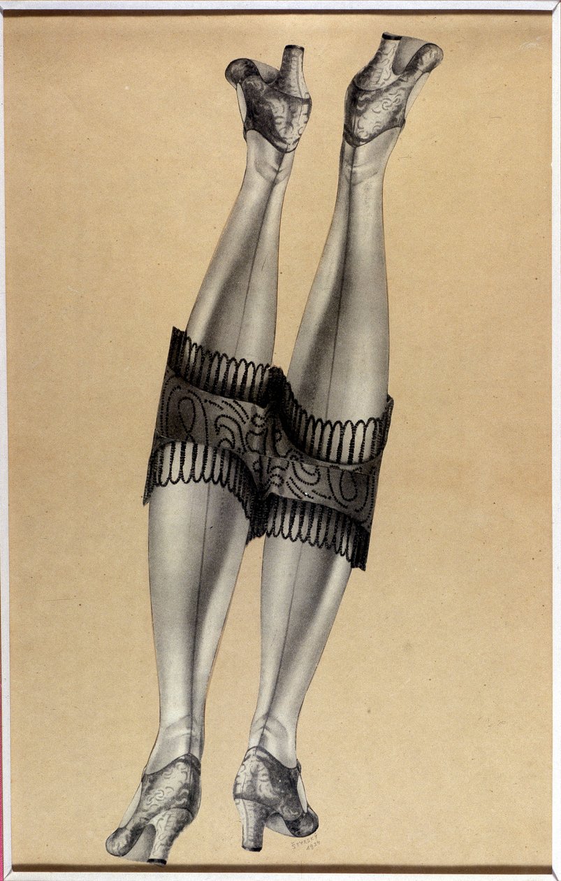 Kolaj “”İki Güzel Bacak”” - Jindrich Styrsky (1899-1942) (48 of 35) by Jindrich Styrsky
