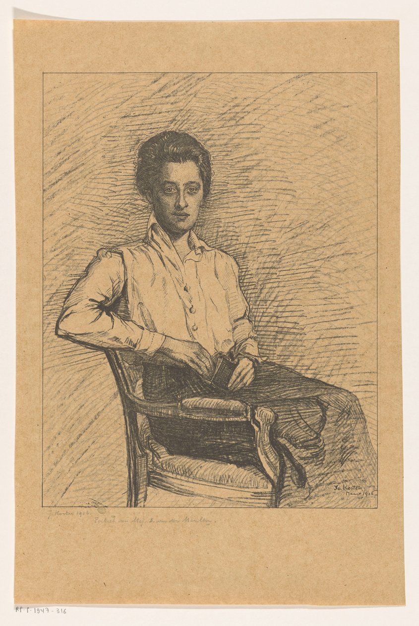 B. van der Meulen'in portresi by Jo Koster