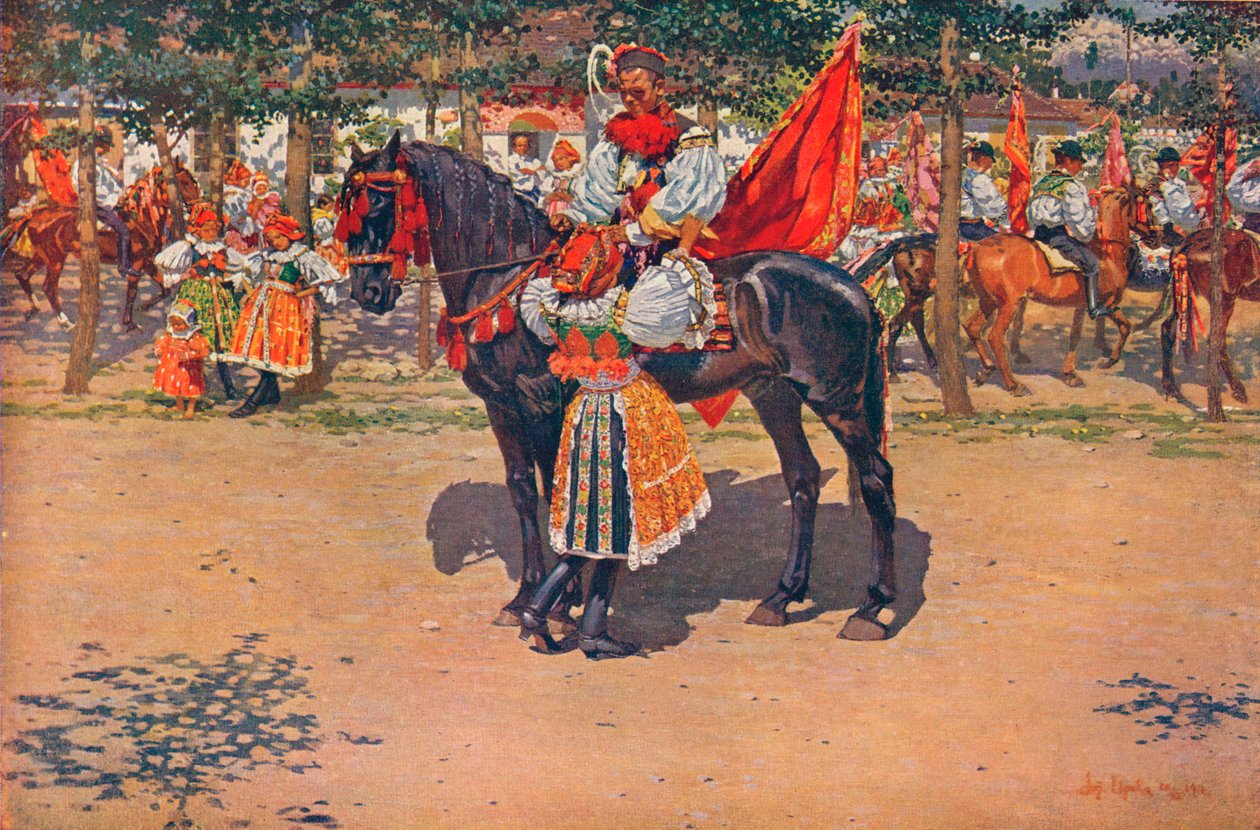 Festivalde, 1911 by Joža Uprka