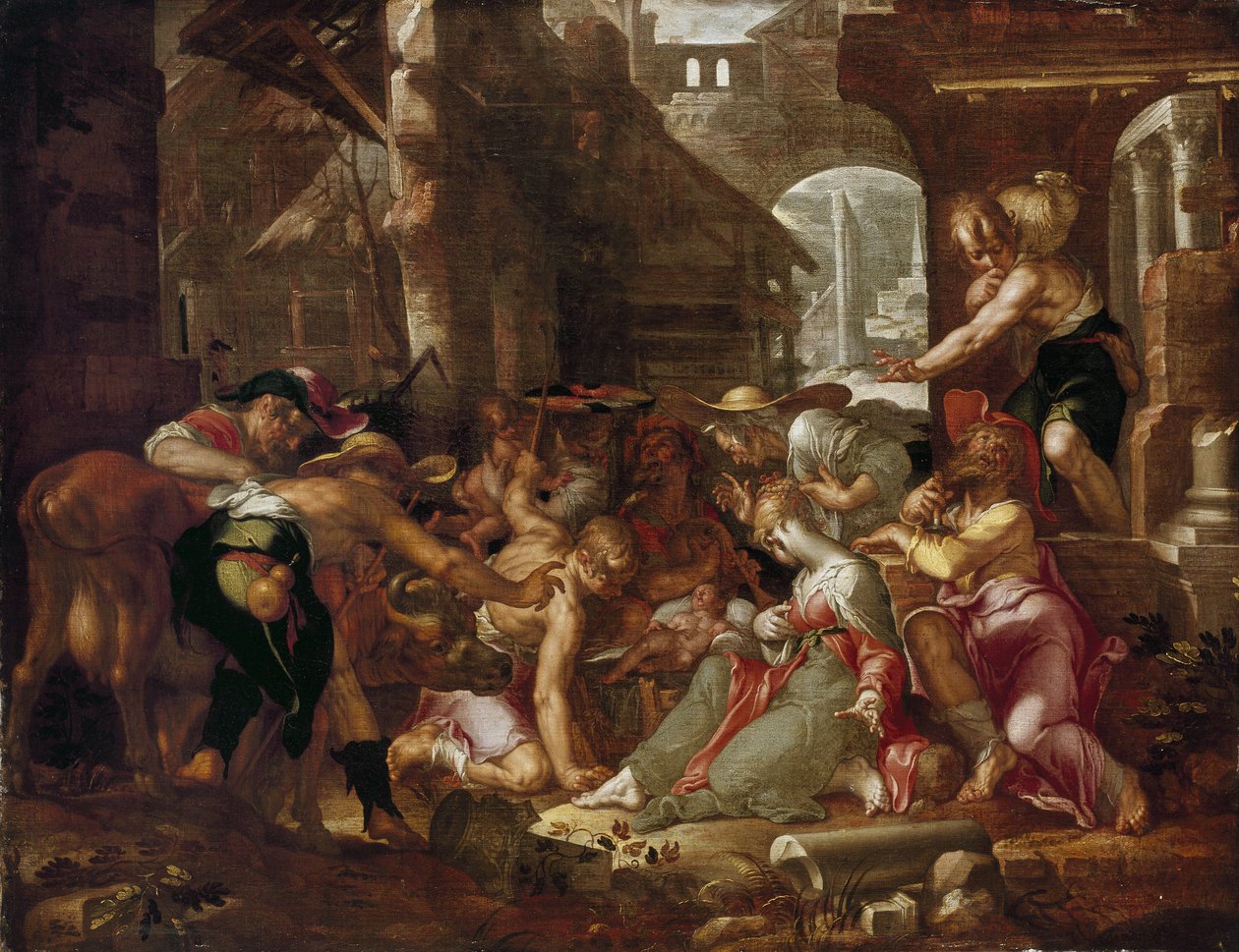 Çobanların Hayranlığı, 17. yüzyıl by Joachim Anthonisz Uytewael