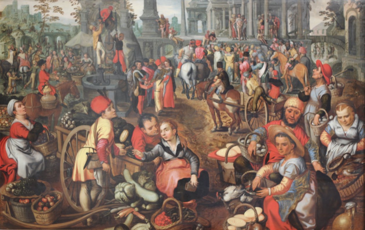 Ecce Homo ile Pazar by Joachim Beuckelaer