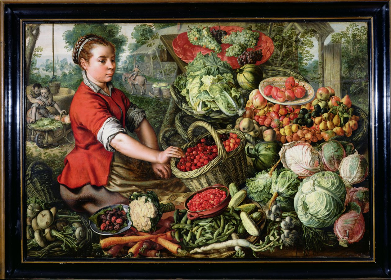 sebze satıcısı by Joachim Beuckelaer