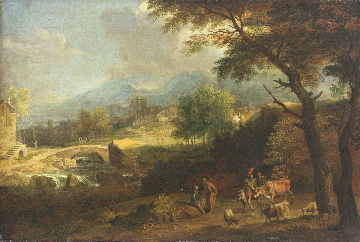 Manzaradaki Çobanlar by Joachim Franz Beich