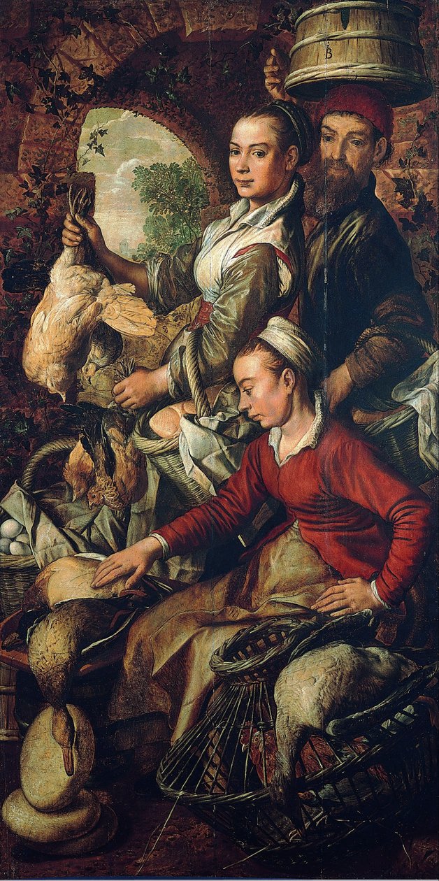 Pazar Sahnesi, c. 1565 by Joachim Beuckelaer
