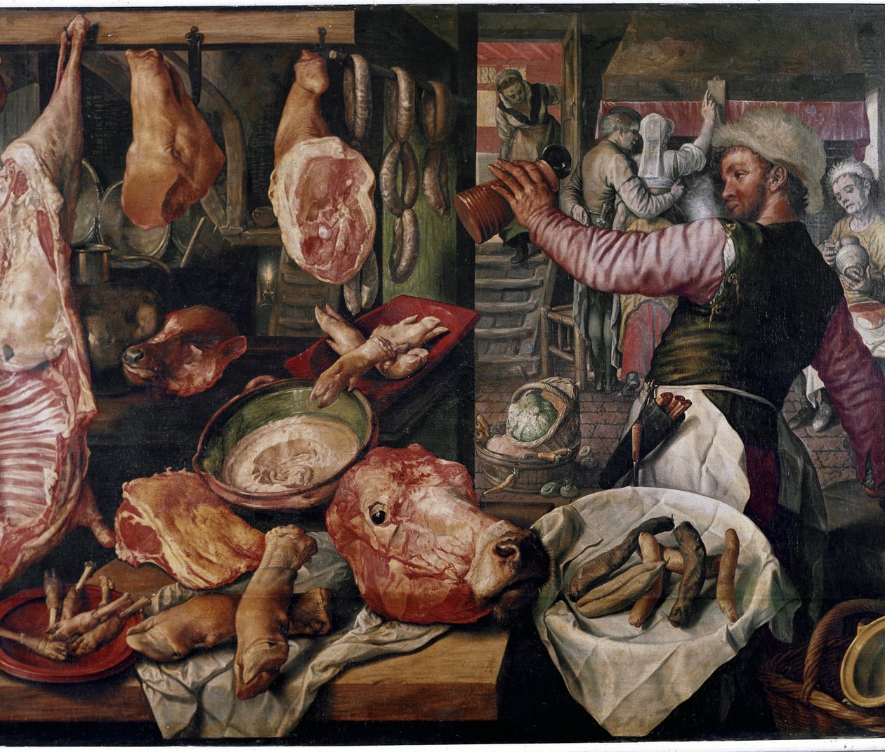 Kasap. (Et marketi). Özel by Joachim Beuckelaer or Bueckelaer