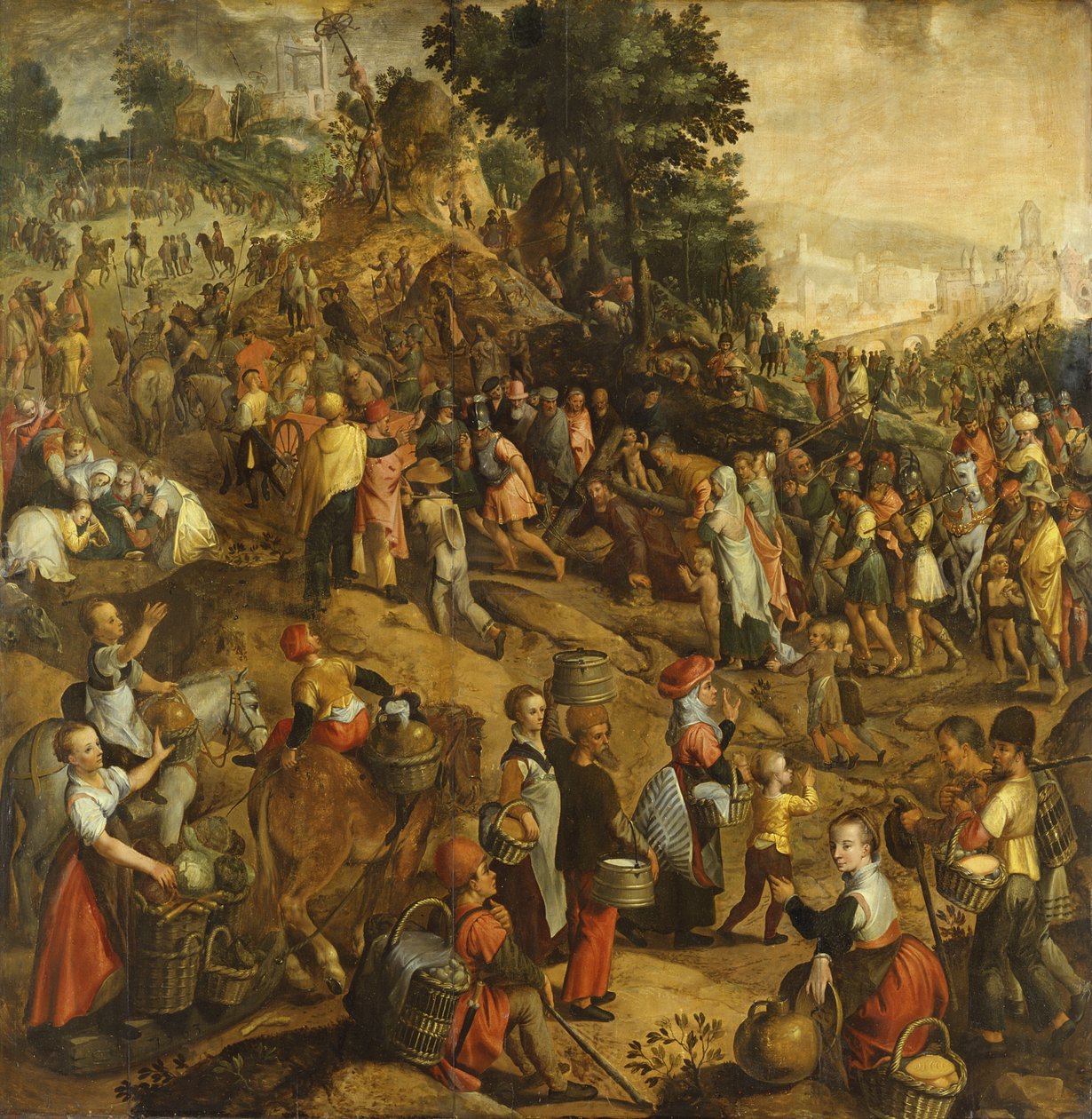 Haç Taşıyan İsa, 1563 by Joachim Bueckelaer
