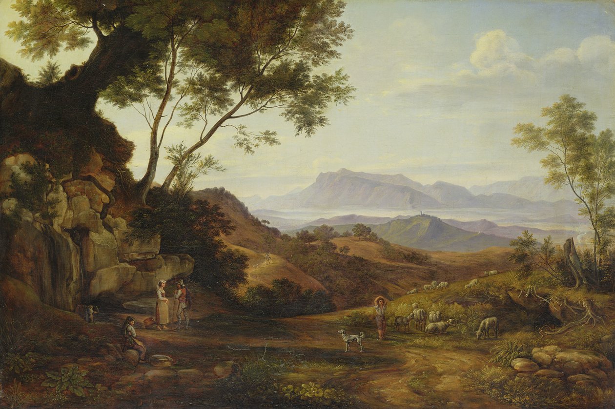 İtalyan Manzarası by Joachim Faber