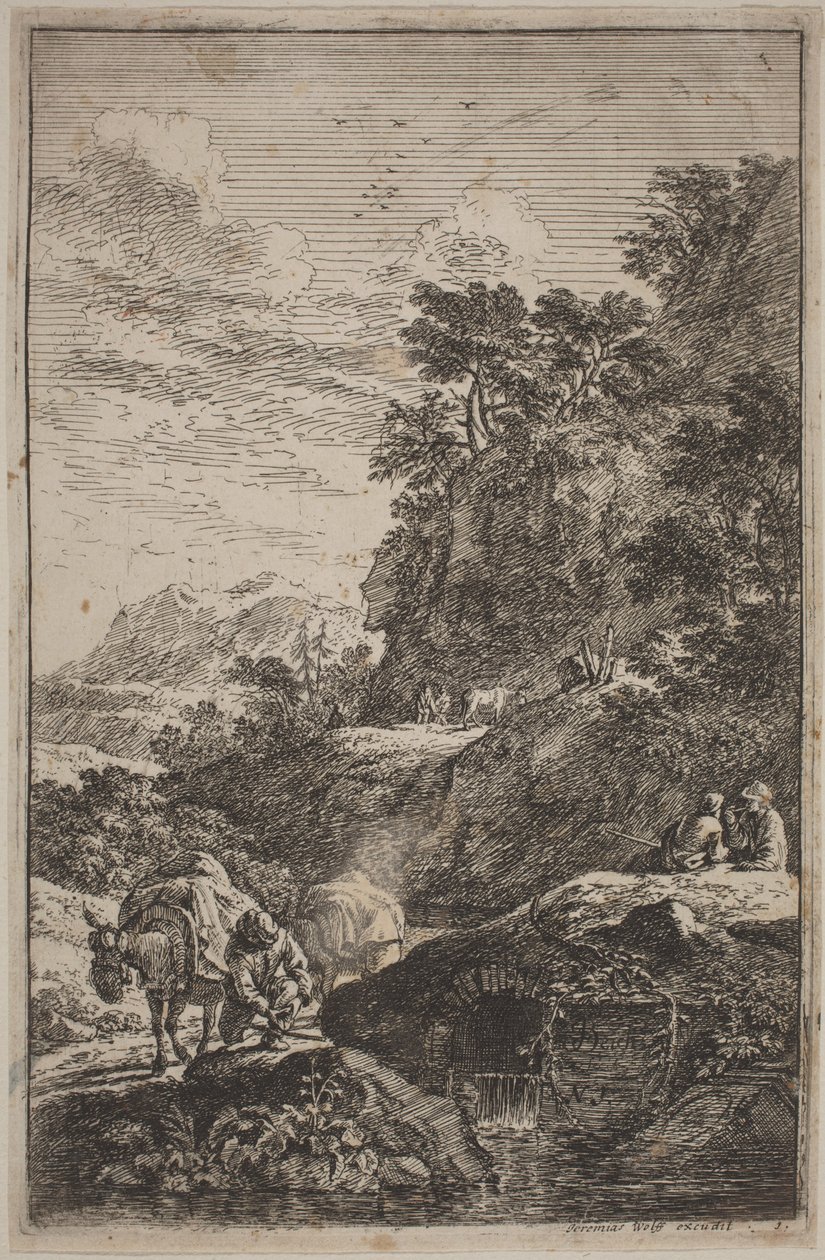 Salvator Rosa Tarzında Manzaralar by Joachim Franz Beich