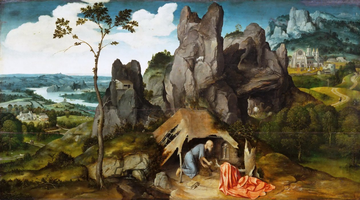 Çölde Aziz Jerome by Joachim Patinir