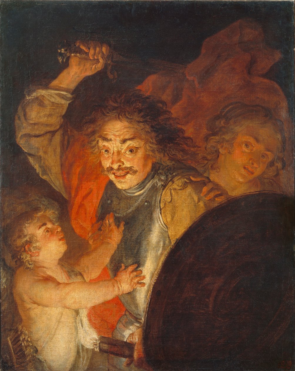 Mars, Venüs ve Aşk Tanrısı Alegorisi, c.1630 by Joachim von Sandrart