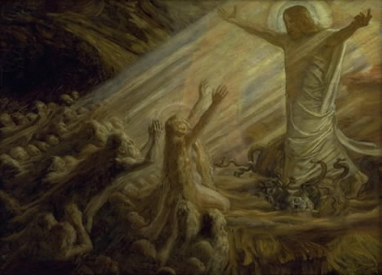 Ölüler Diyarında Mesih. Çalışmak by Joakim Frederik Skovgaard
