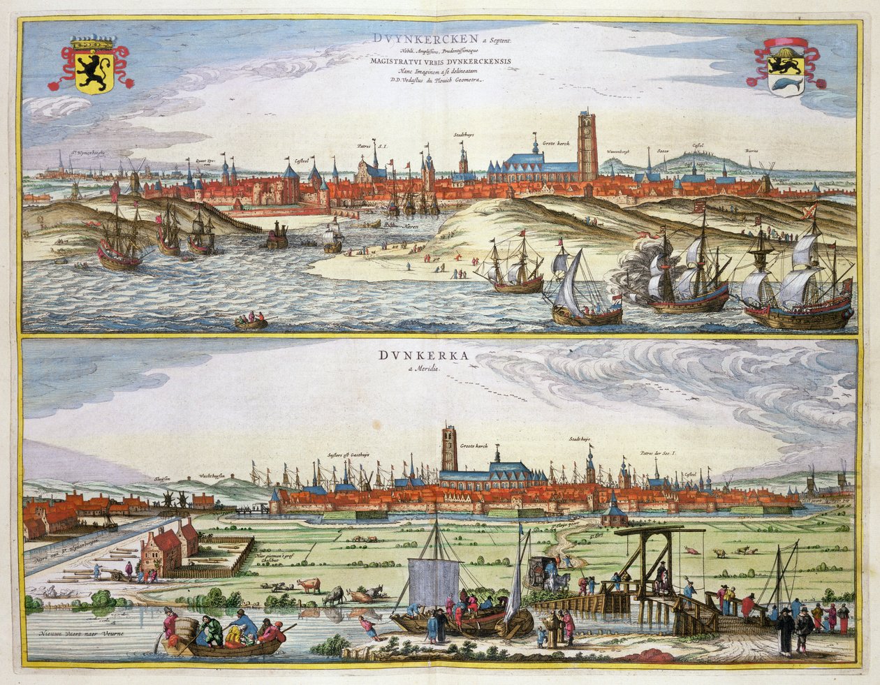 İspanyol işgali sırasında Dunkirk Şehri, Amsterdam