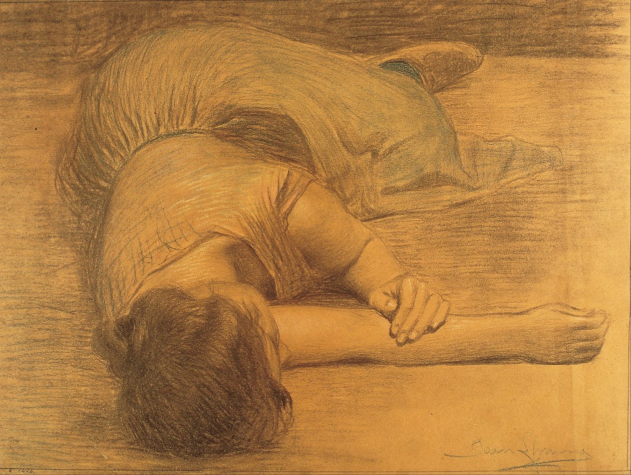 uzanmış kadın by Joan Llimona