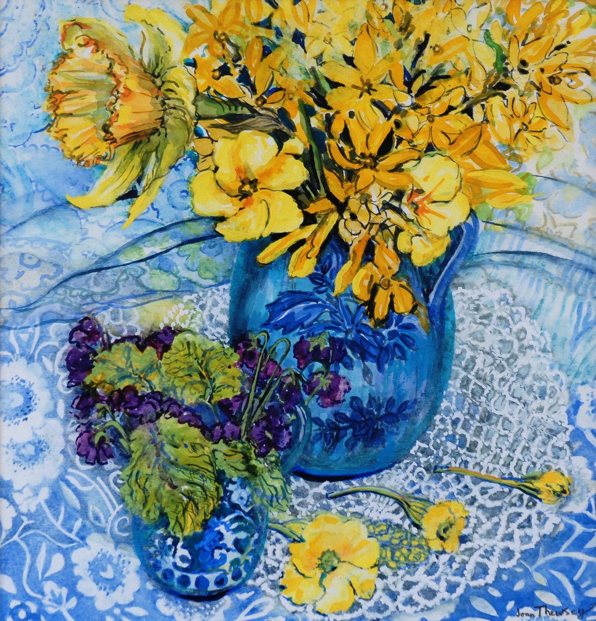 Primroses ve Menekşeler 2000 by Joan Thewsey