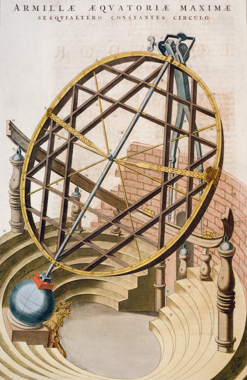 Tycho Brahe tarafından tasarlanan büyük ekvator zırhlı küre, Le grand atlas ou Cosmographie blaviane
