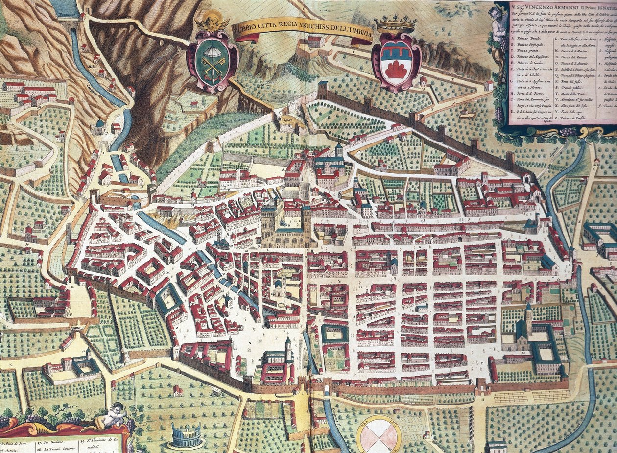 Gubbio, İtalya, Şehir Tiyatrosu ve Harika İtalya