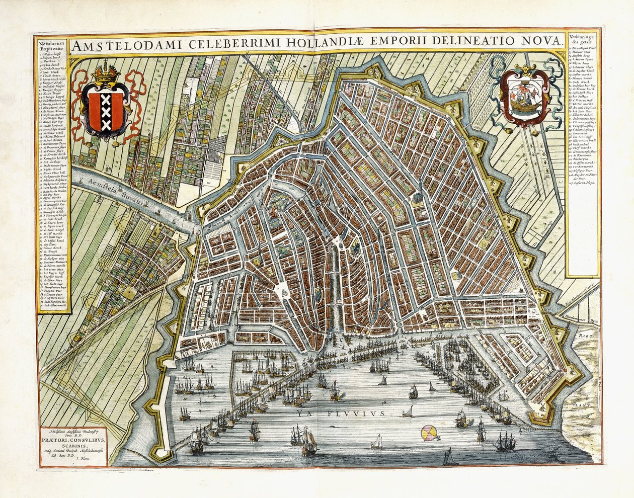 Hollanda ve Aşağı Ülkelerin kasaba ve binalarının planı ve görünümü, 1649 by Joan Blaeu