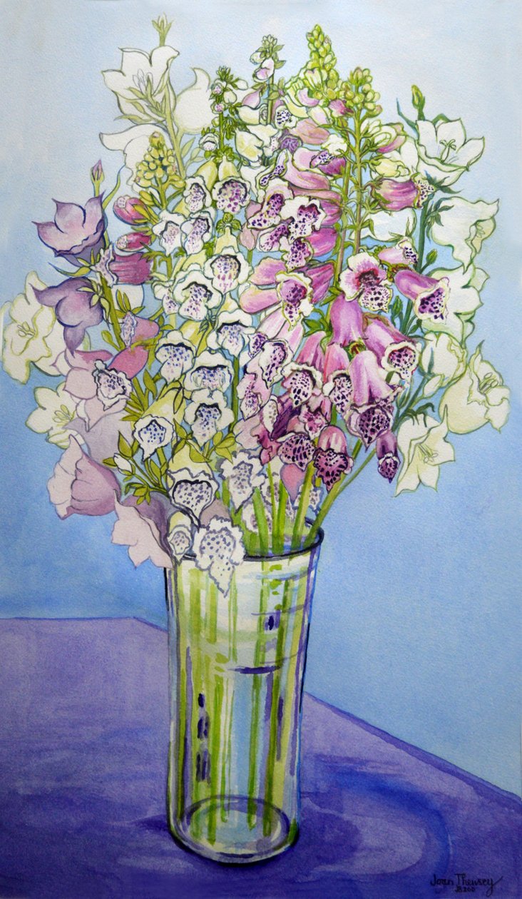 Yüksükotu ve Çan çiçeği,2005 by Joan Thewsey