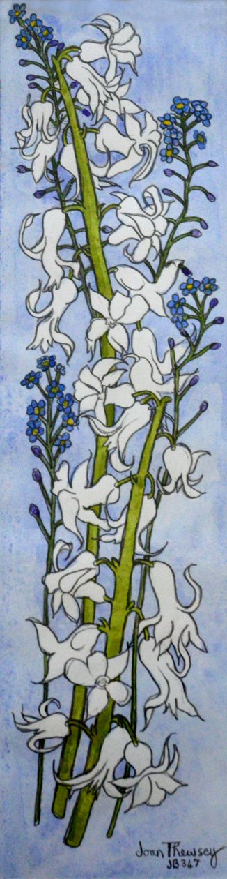 Sümbüller ve Unutma beni,2012 by Joan Thewsey