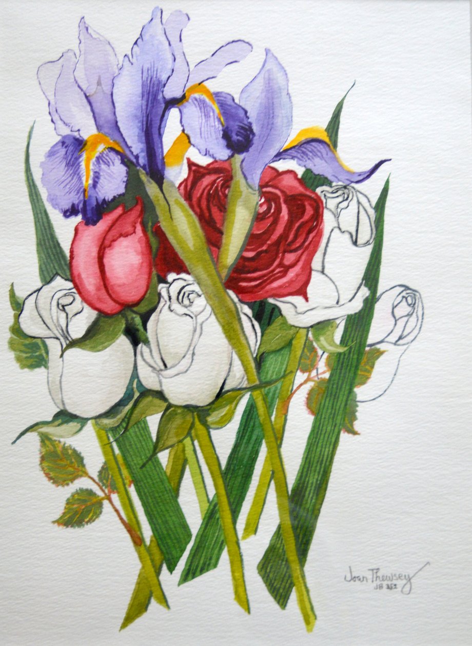 Süsenler ve Güller,2007 by Joan Thewsey