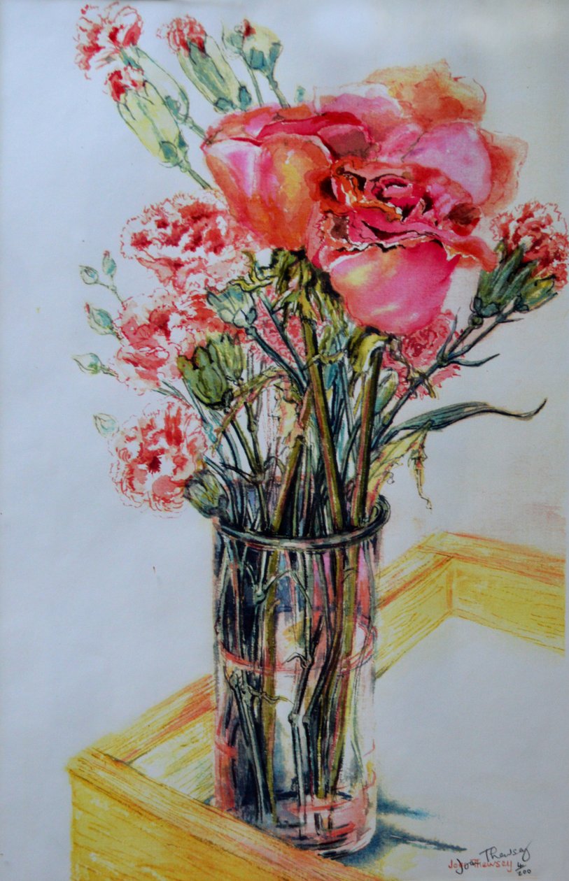 Yazlık Pembeli Pembe Güller,2010, by Joan Thewsey