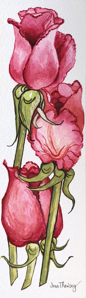 Üç Kırmızı Gül by Joan Thewsey