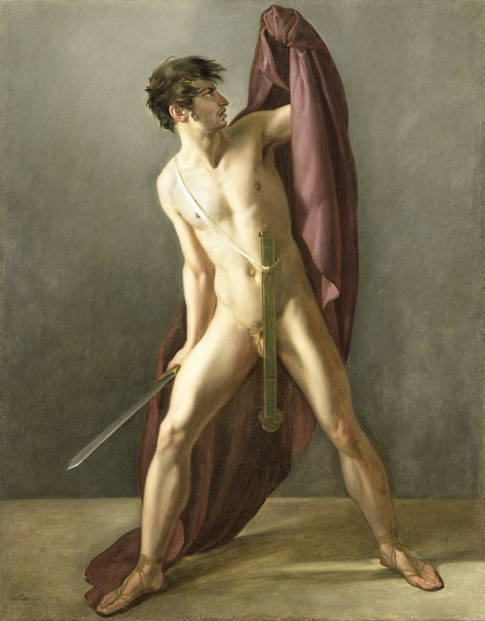 Kılıç Çizilmiş Savaşçı by Joannes Echarius Carolus Alberti