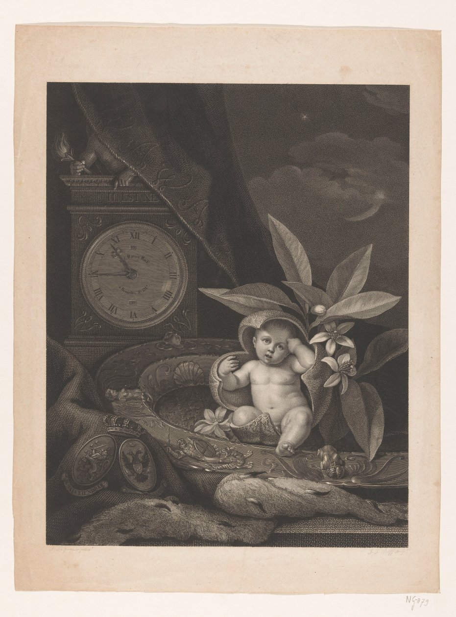 Doğum geleceği Kral William III, 1817 by Joannes Josephus Wolff