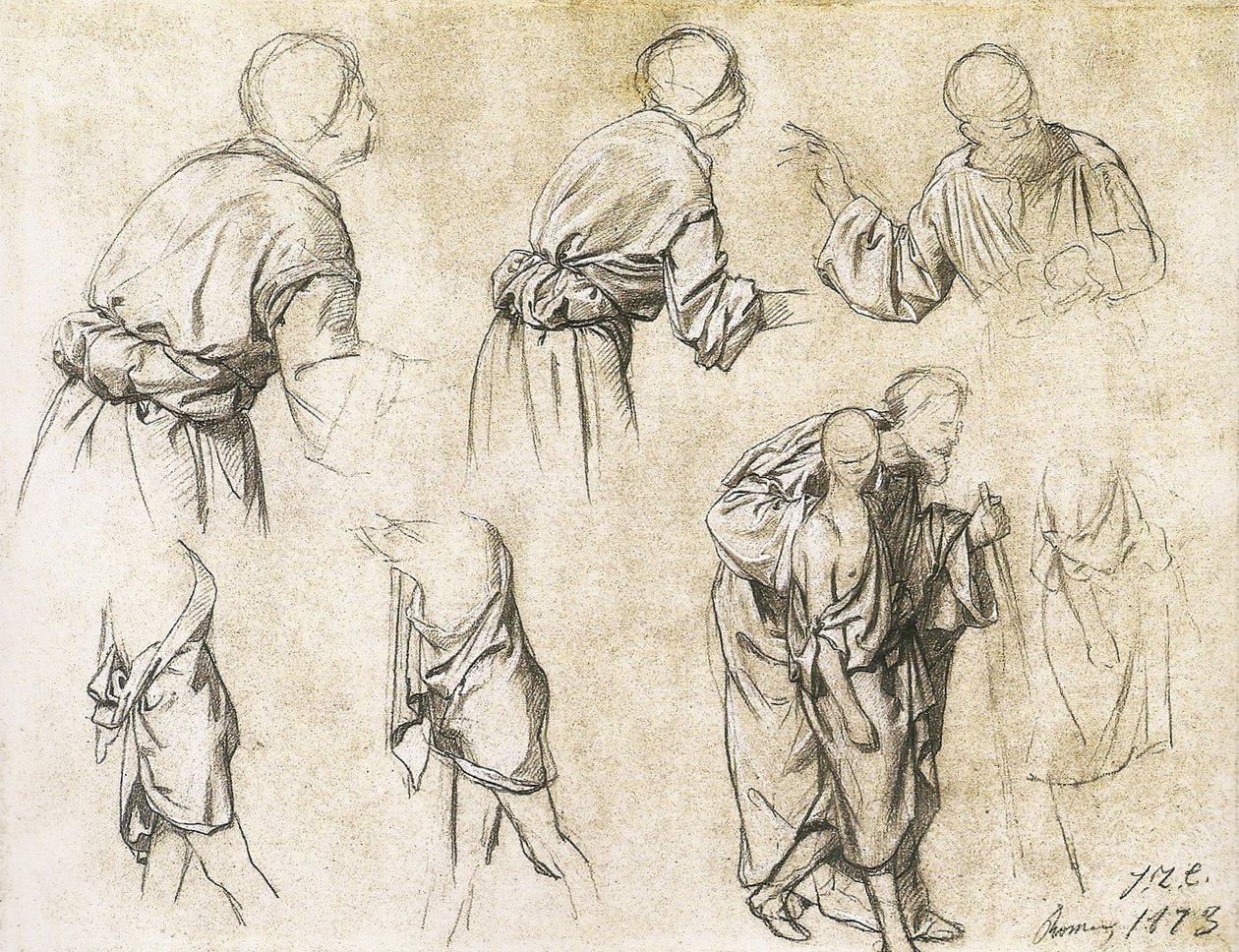 Study for The widows mite by Joao Zeferino da Costa