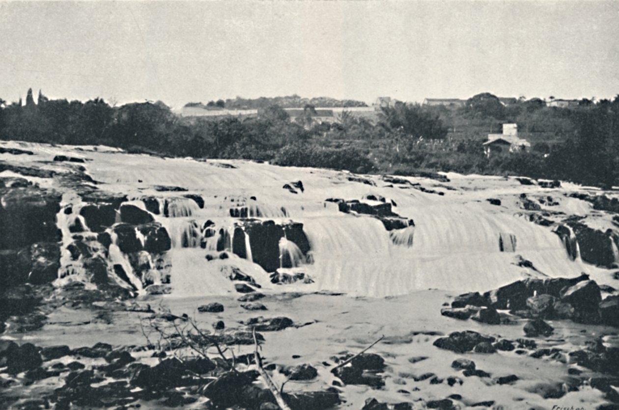 Piracicaba Şelalesi, 1895 by Joao Pompe