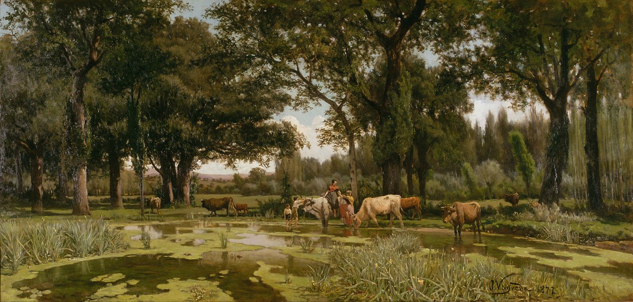 yaz çiçeği by Joaquim Vayreda