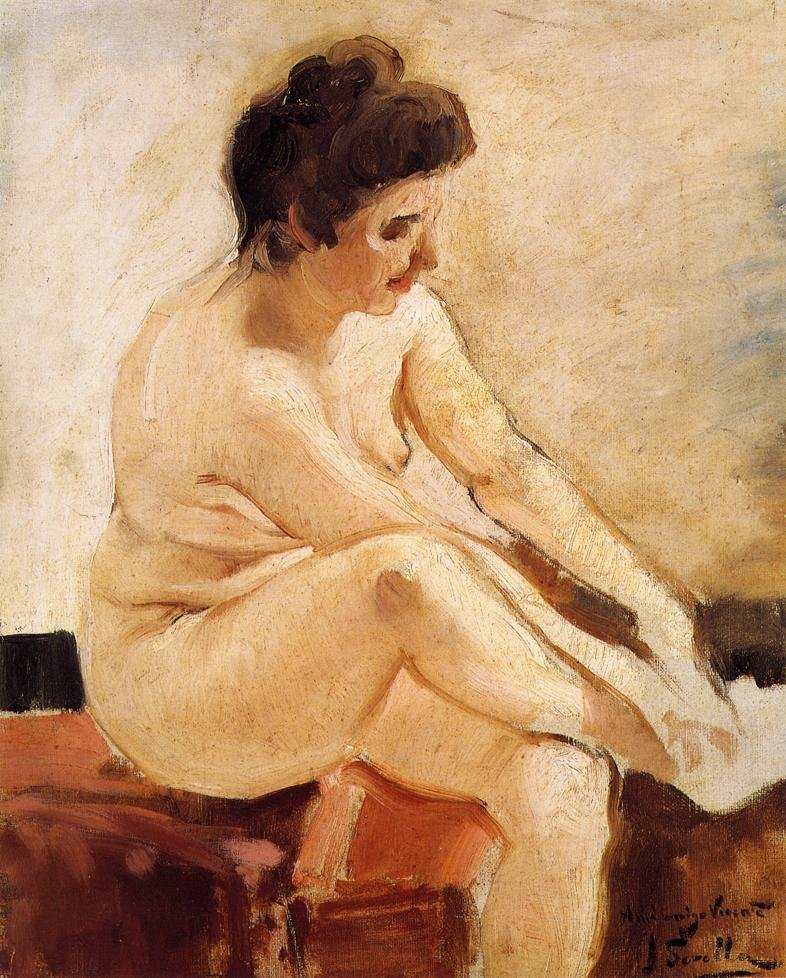 Oturan Çıplak İngilizce: Oturan Çıplak by Joaquín Sorolla